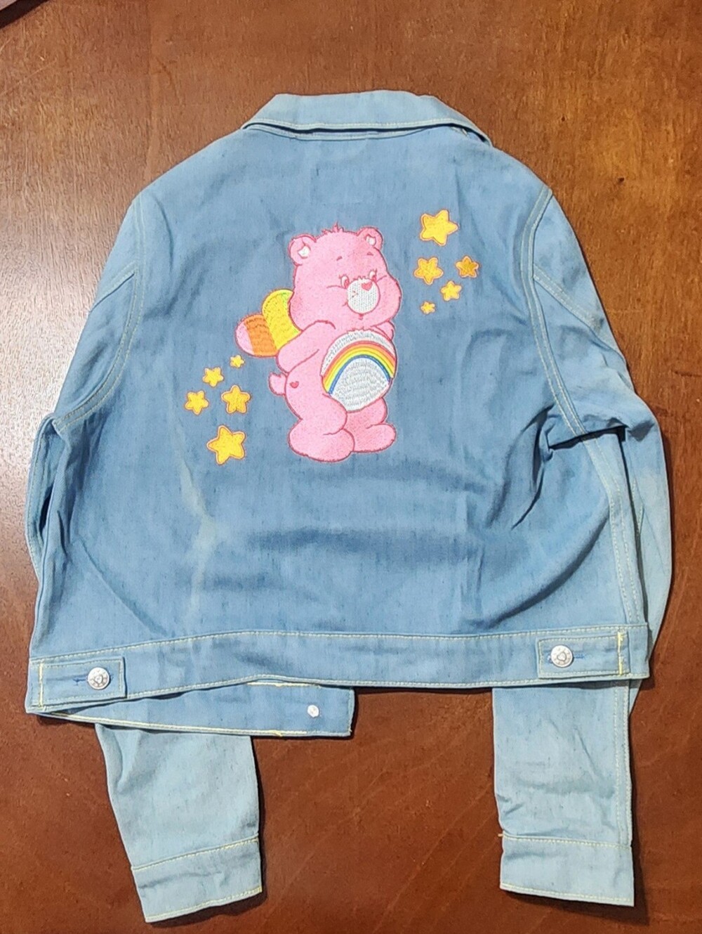 Unique Vintage X Care Bears Denim Jacket Cheer Bear